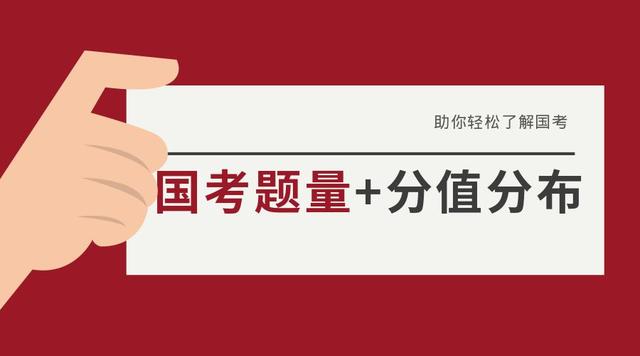 2019年國家公務(wù)員考試，行測分值分布表匯總！
